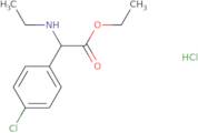 Ethyl 2-(4-chlorophenyl)-2-(ethylamino)acetate hydrochloride