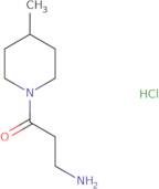 3-Amino-1-(4-methyl-1-piperidinyl)-1-propanonehydrochloride