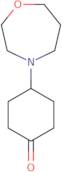 4-(1,4-Oxazepan-4-yl)cyclohexan-1-one