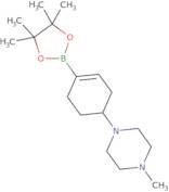 1-Methyl-4-(4-(4,4,5,5-tetramethyl-1,3,2-dioxaborolan-2-yl)cyclohex-3-en-1-yl)piperazine