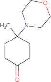 4-Methyl-4-(morpholin-4-yl)cyclohexan-1-one