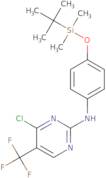 N-(4-((tert-Butyldimethylsilyl)oxy)phenyl)-4-chloro-5-(trifluoromethyl)pyrimidin-2-amine