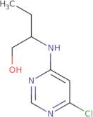2-[(6-Chloropyrimidin-4-yl)amino]butan-1-ol