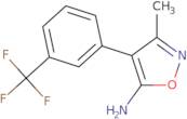 3-Methyl-4-[3-(trifluoromethyl)phenyl]isoxazol-5-amine