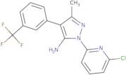 1-(6-Chloropyridin-2-yl)-3-methyl-4-[3-(trifluoromethyl)phenyl]-1H-pyrazol-5-amine