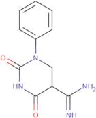 2,4-Dioxo-1-phenylhexahydro-5-pyrimidinecarboximidamide