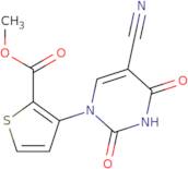 Methyl 3-[5-cyano-2,4-dioxo-3,4-dihydro-1(2H)-pyrimidinyl]-2-thiophenecarboxylate