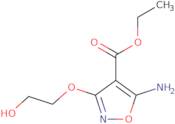 Ethyl 5-amino-3-(2-hydroxyethoxy)-1,2-oxazole-4-carboxylate