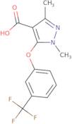 1,3-Dimethyl -5-[3-(trifluoromethyl)phenoxy]-1H-pyrazole-4-carboxylic acid