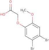 2-(4,5-Dibromo-2-methoxyphenoxy)acetic acid