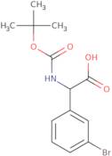 2-(3-bromophenyl)-2-((tert-butoxycarbonyl)amino)acetic acid