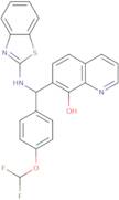 7-((Benzo[D]thiazol-2-ylamino)(4-(difluoromethoxy)phenyl)methyl)quinolin-8-ol