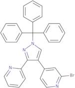 2-bromo-4-(3-(pyridin-2-yl)-1-trityl-1H-pyrazol-4-yl)pyridine