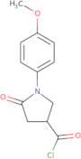 1-(4-Methoxyphenyl)-5-oxopyrrolidine-3-carbonyl chloride