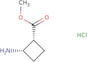 rac-methyl (1R,2S)-2-aminocyclobutane-1-carboxylate hydrochloride, cis