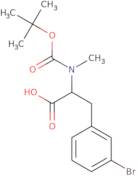 2-(3-Bromophenyl)-2-((tert-butoxycarbonyl)(methyl)amino)acetic acid