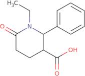 (2R,3R)-1-Ethyl-6-oxo-2-phenyl-piperidine-3-carboxylic acid