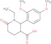 (2R,3R)-2-(2,4-Dimethoxy-phenyl)-1-ethyl-6-oxo-piperidine-3-carboxylic acid