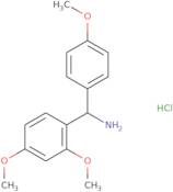 (2,4-Dimethoxyphenyl)(4-methoxyphenyl)methanamine hydrochloride