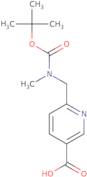 6-({[(tert-Butoxy)carbonyl](methyl)amino}methyl)pyridine-3-carboxylic acid