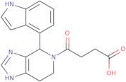 4-[4-(1H-Indol-4-yl)-3H,4H,5H,6H,7H-imidazo[4,5-c]pyridin-5-yl]-4-oxobutanoic acid