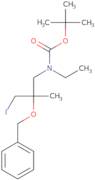 tert-Butyl N-ethyl-N-(3-iodo-2-methyl-2-phenylmethoxypropyl)carbamate