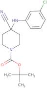tert-butyl 4-3-chlorophenyl)amino)-4-cyanopiperidine-1-carboxylate