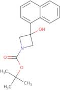 tert-Butyl 3-hydroxy-3-(naphthalen-1-yl)azetidine-1-carboxylate