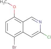 5-Bromo-3-chloro-8-methoxyisoquinoline