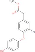 4-(4-Hydroxyphenoxy)-3-iodo-benzeneacetic acid methyl ester