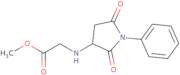 Methyl 2-[(2,5-dioxo-1-phenylpyrrolidin-3-yl)amino]acetate