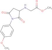 Methyl 2-{[1-(4-methoxyphenyl)-2,5-dioxopyrrolidin-3-yl]amino}acetate