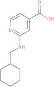 2-[(Cyclohexylmethyl)amino]isonicotinic acid