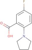 5-Fluoro-2-pyrrolidinobenzoic Acid