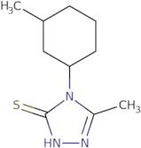 5-Methyl-4-(3-methylcyclohexyl)-4H-1,2,4-triazole-3-thiol