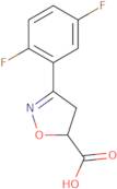 3-(2,5-Difluorophenyl)-4,5-dihydro-1,2-oxazole-5-carboxylic acid