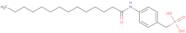 p-((4-((1-Oxotetradecyl)amino)phenyl)methyl)-phosphonic acid