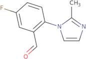 5-Fluoro-2-(2-methylimidazol-1-yl)benzaldehyde