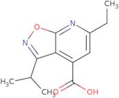 6-Ethyl-3-(propan-2-yl)-[1,2]oxazolo[5,4-b]pyridine-4-carboxylic acid