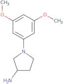 1-(3,5-Dimethoxyphenyl)pyrrolidin-3-amine