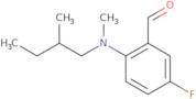 5-Fluoro-2-[methyl(2-methylbutyl)amino]benzaldehyde