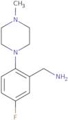 [5-Fluoro-2-(4-methylpiperazin-1-yl)phenyl]methanamine