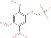 5-Methoxy-2-nitro-4-(2,2,2-trifluoroethoxy)benzaldehyde