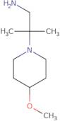 2-(4-Methoxypiperidin-1-yl)-2-methylpropan-1-amine