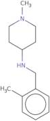 1-Methyl-N-[(2-methylphenyl)methyl]piperidin-4-amine