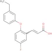 (2E)-3-[2-(3-Ethylphenoxy)-5-fluorophenyl]prop-2-enoic acid