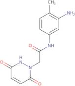 N-(3-Amino-4-methylphenyl)-2-(3,6-dioxo-1,2,3,6-tetrahydropyridazin-1-yl)acetamide