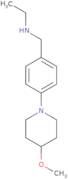 Ethyl({[4-(4-methoxypiperidin-1-yl)phenyl]methyl})amine