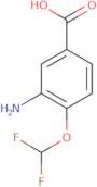 3-Amino-4-(difluoromethoxy)benzoic acid