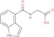 2-(1H-Indole-4-carboxamido)acetic acid